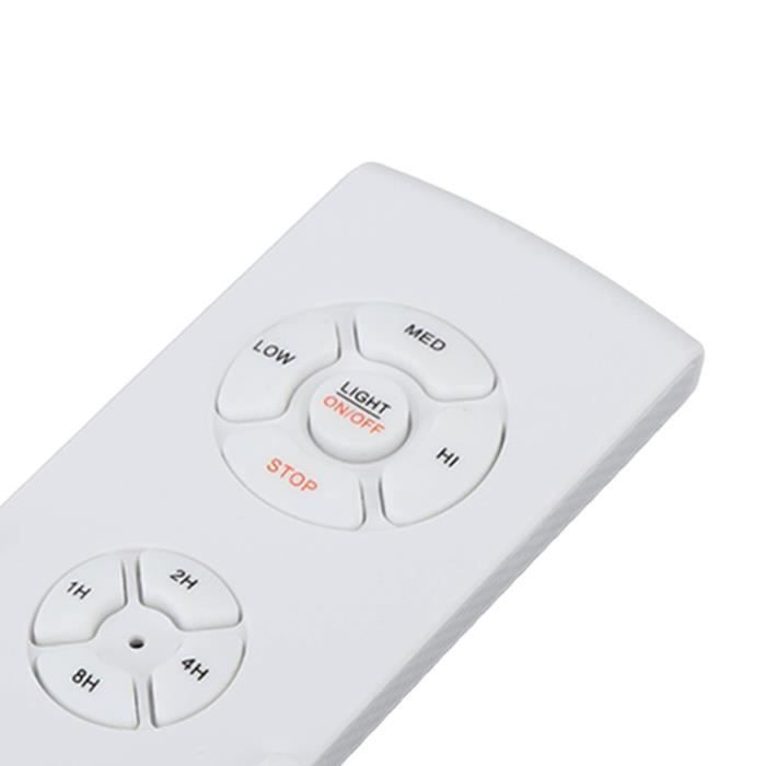 Kit Télécommande + Récepteur Universel Pour Ventilateur De Plafond 3 Vitesses Avec Minuterie - 220V
