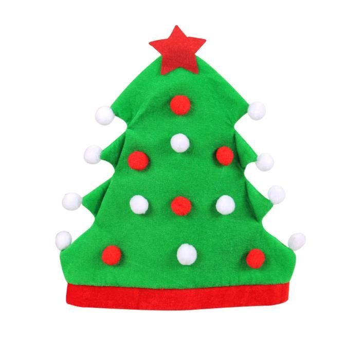 Chapeau d'ambiance de Noël, chapeau de Noël créatif, chapeau d'elfe de