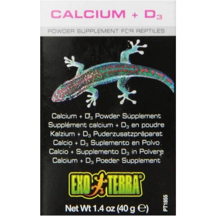 RC Hagen Exo Terra Reptile Calcium + Vit D3 1,4 oz PT1855 Cdiscount Animalerie