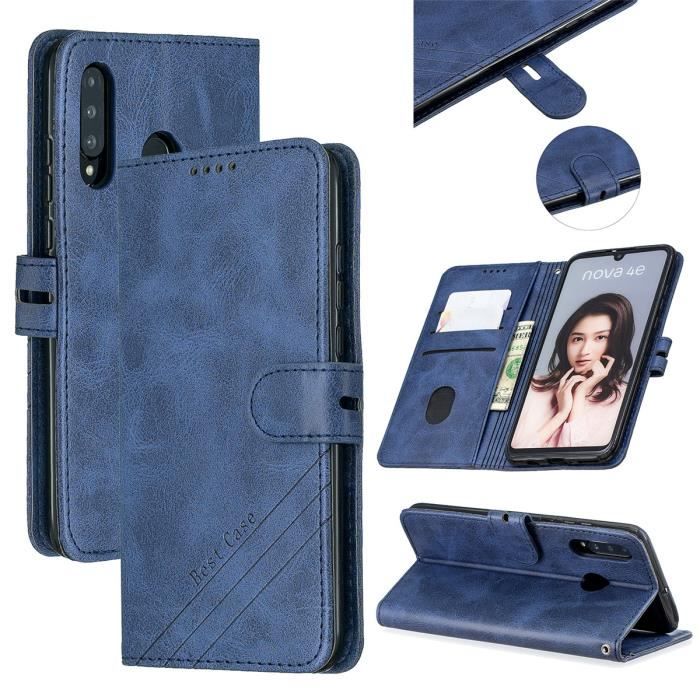 Housse Huawei P30 lite PU Cuir avec Protection Antichoc Support ...