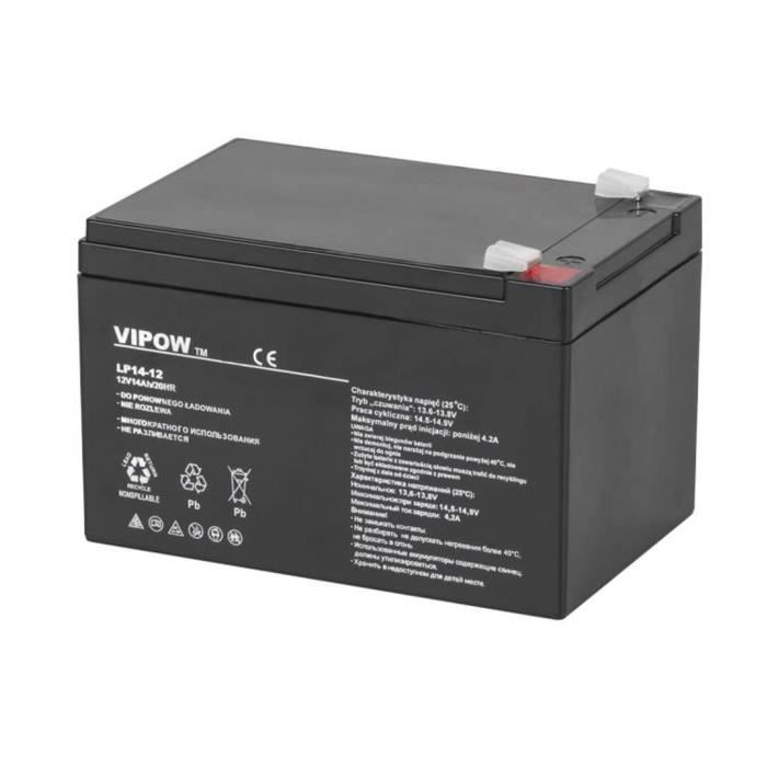 Batterie gel 12V 14Ah rechargeable sans entretien AGM