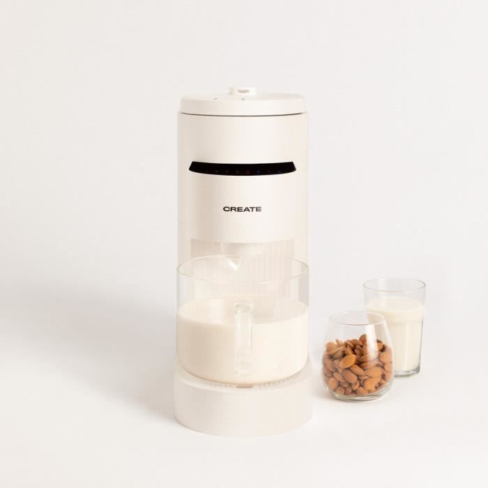CREATE - Machine à lait végétal de 1.5 L, Blanc - VEGAN MILK MAKER PRO