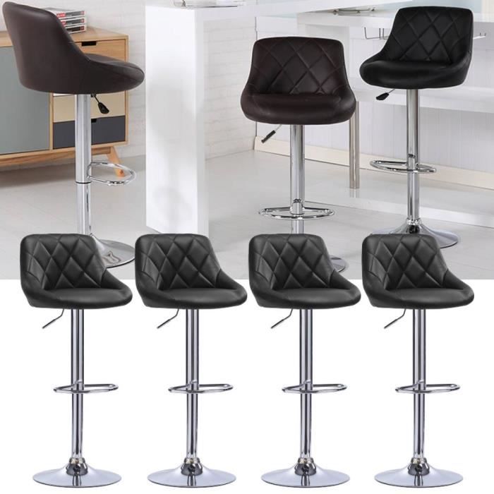 Housses De Tabourets Pivotants De Bar-Cuisine Incurvés, 2-4-6Pcs Housses De Tabourets Pivotants De Bar-Cuisine Incurvés, 2-4-6Pcs