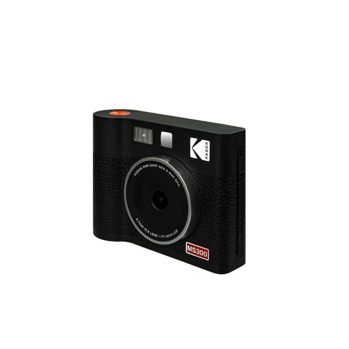 Kodak Mini Shot 3 ERA 4PASS – Appareil Photo Instantané & Imprimante Photo 2-en-1 (3x3) – Bluetooth Résistante à lEau - Noir