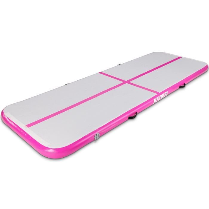 Tapis de Gymnastique Gonflable Tapis d'exercice Polyvalent avec Pompe  Gonflable Électrique - Rose - Cdiscount Sport