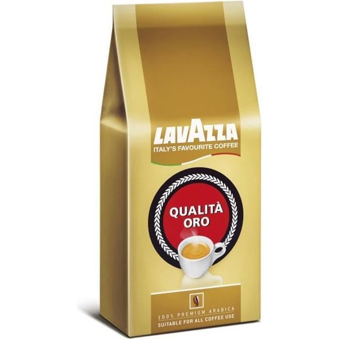 Café en grains Lavazza Oro 100 % Arabica - paquet de 1 kg sur