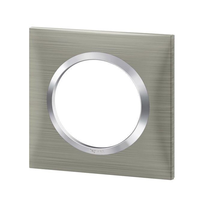 Plaque De Finition électrique Legrand Simple - Inox - Occasion à Nettoyer