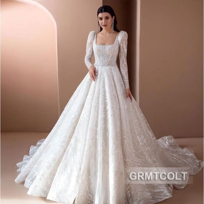 Robe de mariée hotsell col carré
