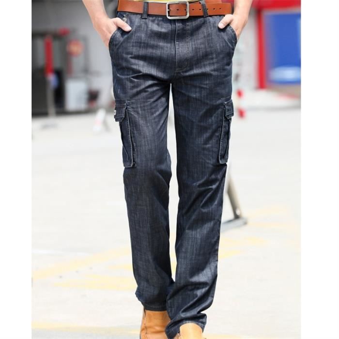 Jeans Baggy Homme - Y2K Pantalon Minus-Two-Cargo Pour Homme