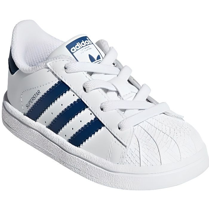 adidas superstar blanc et bleu marine