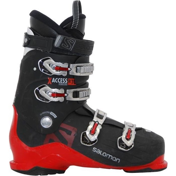 Chaussures de ski Salomon X access r70 noir rouge Cdiscount Sport