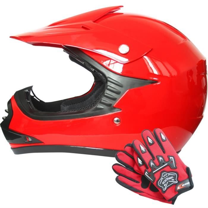 Convient pour Toutes Les Saisons 6 PCS Casque Moto Cross Enfant,Casque Moto Enfant Adoptez Un Design Cool Casque Downhill pour Enfants avec Gants//Lunettes//Masque//Filet /à Elastique