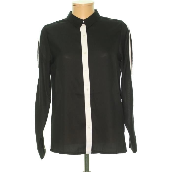 Chemise Jennyfer Noire - Taille 36 / S - Occasion Bon état