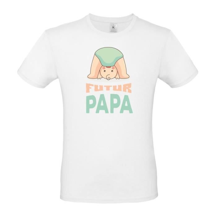 T shirt nouveau papa clearance