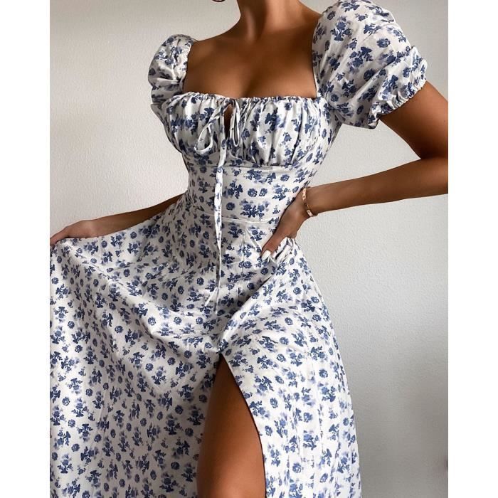 Robe manche fendue deals