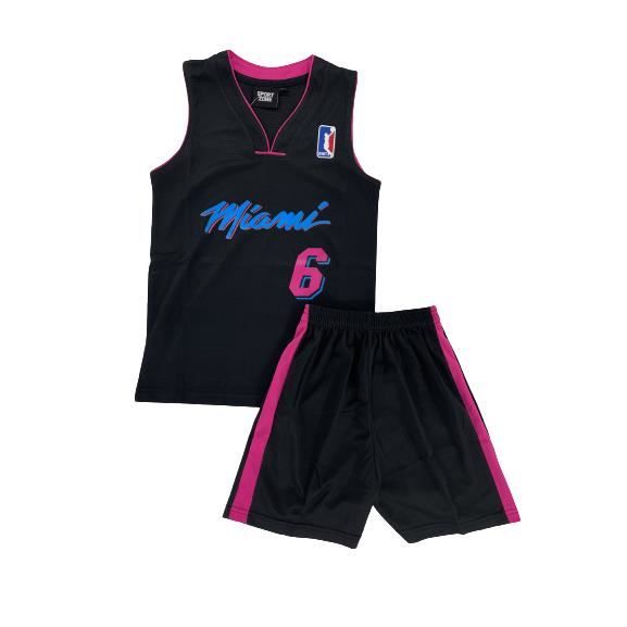 BSKT Ensemble Basket Junior Miami noir 14 ans Noir