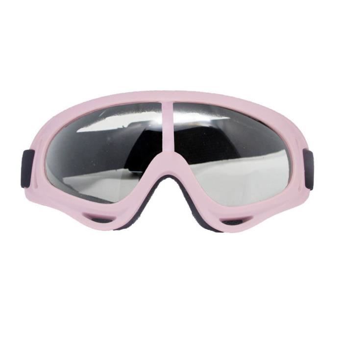 Masque - lunettes ski,Lunettes de Ski pour enfants,verres de  Snowboard,Anti-UV,coupe-vent,équipement de sport- Color 12[E5] - Cdiscount  Sport
