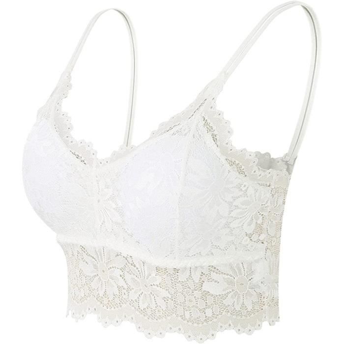 Soutien-Gorge Sans Armature NaLatia - Dentelle, Confortable, Push Up - Pour Sport Et Quotidien