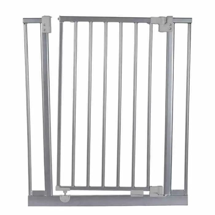 Barrière de sécurité barrière animaux rétractable automatique 1,15L x 0,83H  m teslin métal gris