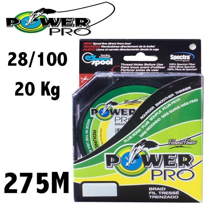 8 Mod/èle powerPro 275 m super slick multicolor tress/é jaune
