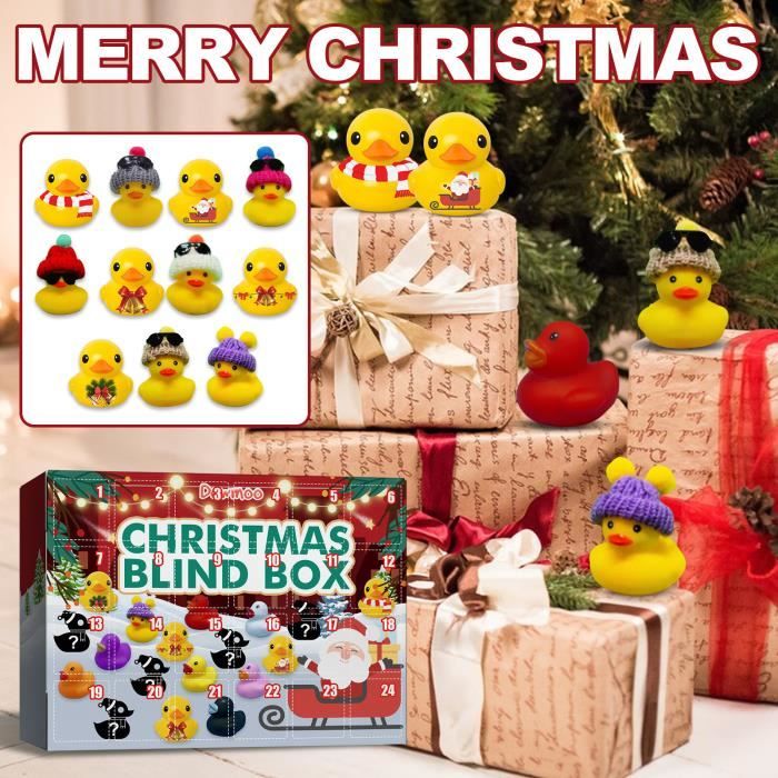 Calendrier de l'Avent Canard en caoutchouc de Noël 2024 - Calendrier de l' Avent - 24