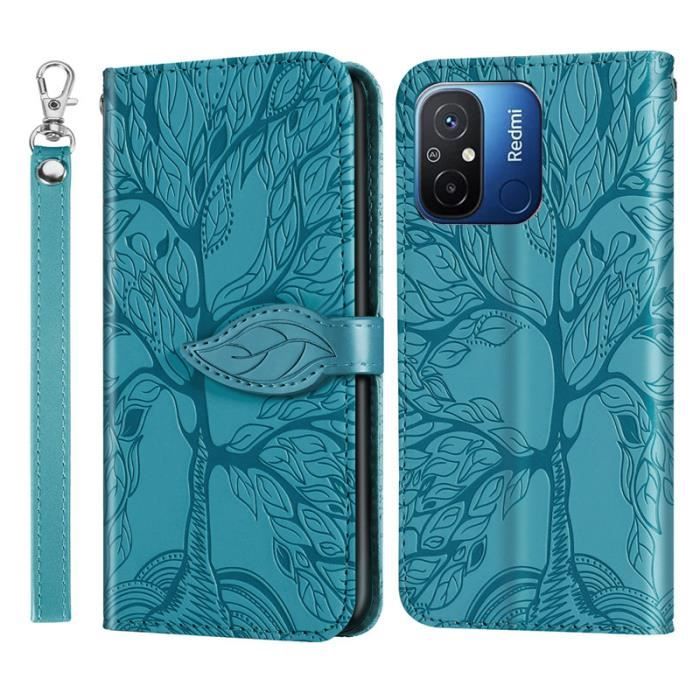 Housse Portefeuille Avec Rabat Pour Xiaomi Redmi 14C / Poco C75 - Protection RFID, Support Intégré, Couleur Bleue