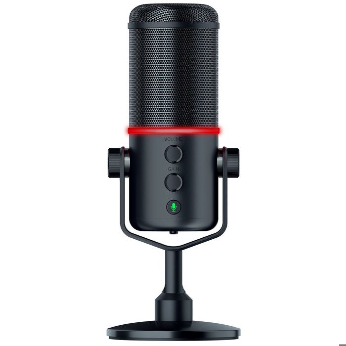 Microphone USB Razer Seiren X Enregistrement HD 4 directivités Amplificateur intégré
