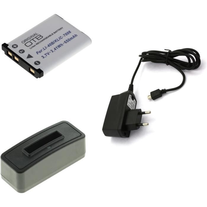 vhbw USB Charger for Kodak Easyshare M215, M23, M522, M530, M531, M531 Carbon, M532, M5350, M550