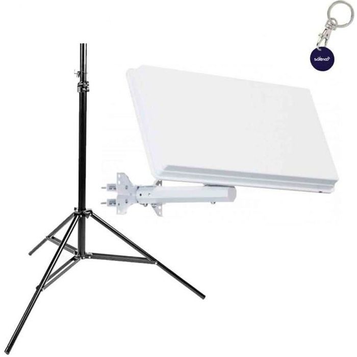 Parabole Plate Metronic 498144 – Avec LNB Intégré – Blanc