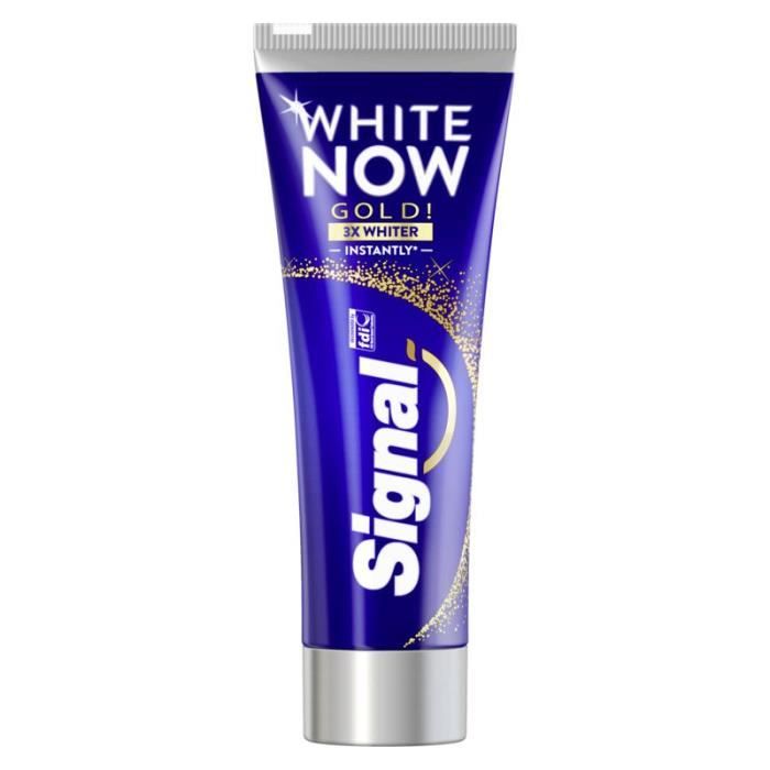 Signal White Now Dentifrice Blancheur Instantanée GOLD 75ml