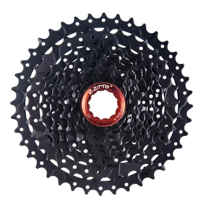 Ztto Pièces De Vélos De Vélo De Montagne Vtt Cassette De Roue Libre De  Vitesse 9S 27S Compatible Rapport Large 11-40T Pour Shimano - Prix pas cher  - Cdiscount