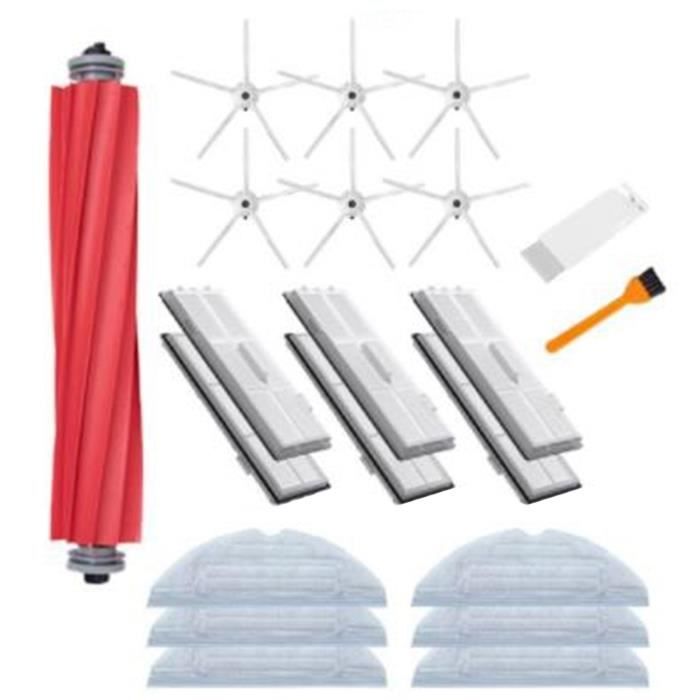 Kit Entretien Aspirateur Roborock S7 Max Ultra / S7 Pro Ultra - Filtre à Eau + Brosse Nettoyage - 6
