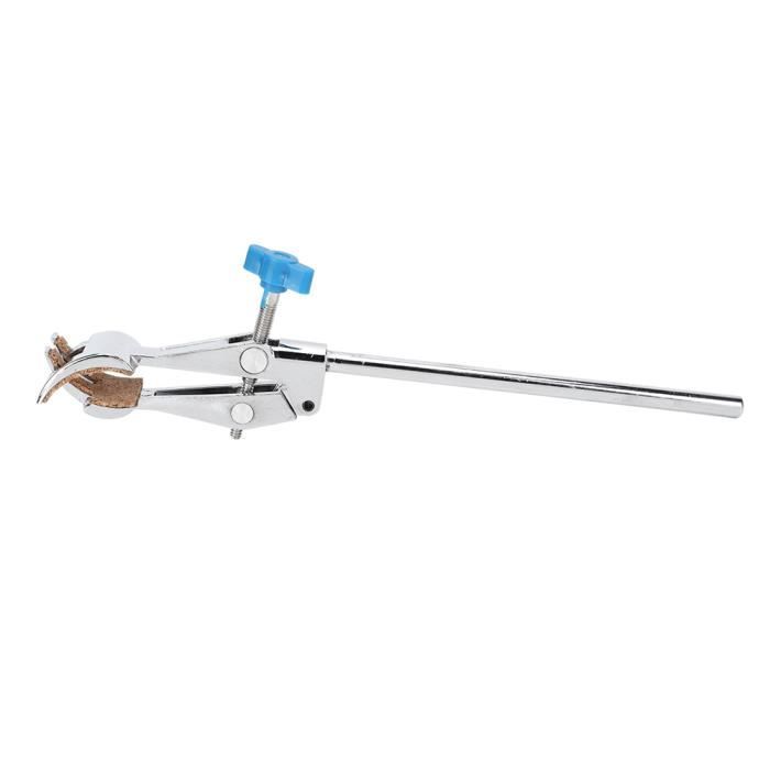 Pince De Laboratoire Rotative En Alliage De Zinc - Support Pour Ballon, Tube à Essai, Condenseur - Fixation Réglable - Pour Table Expérimentale - 6