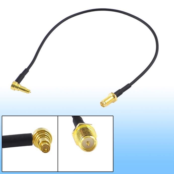 Equipement Electrique Fournitures Rp Sma Femelle A Mcx Male Droit Rf Adaptateur Coaxial Connecteur Pour Wifi Munilimatambo Gob Pe