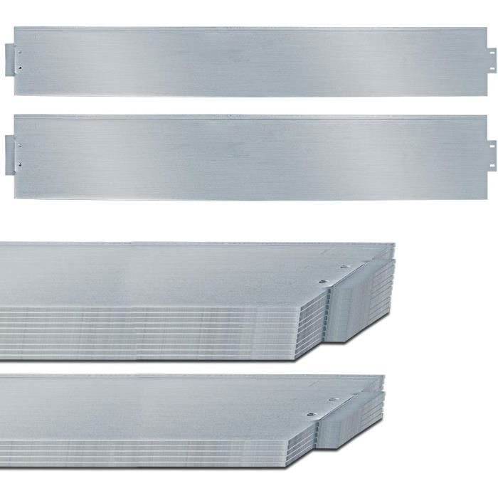 VEVOR Lot De 5 Bordures De Jardin En Acier, 99,1 X 12,7 Cm (L