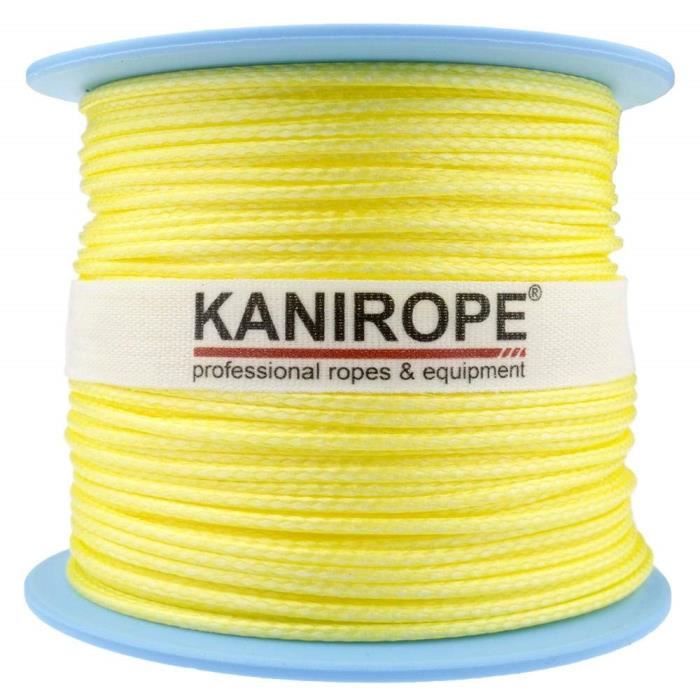 Kanirope Paracord 550 XPRO - 50m Rotes Nylon-Seil ø3,8mm Für Outdoor & Basteln