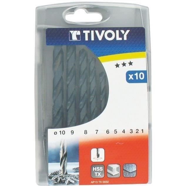 Coffret - 10 forets métaux TX