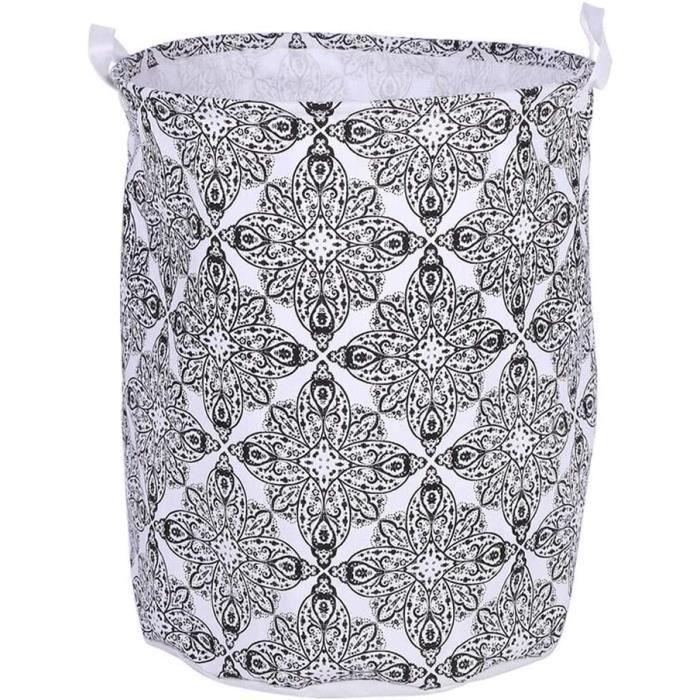 Panier à Linge Pliable Grand Format 43L - Corbeille Légère Avec Poignées - Pour Salle De Bain, Buanderie Ou Chambre