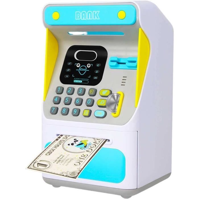 Tirelire électronique Panda avec mot de passe ATM, cofe-fort pour pièces de monnaie, dépôt