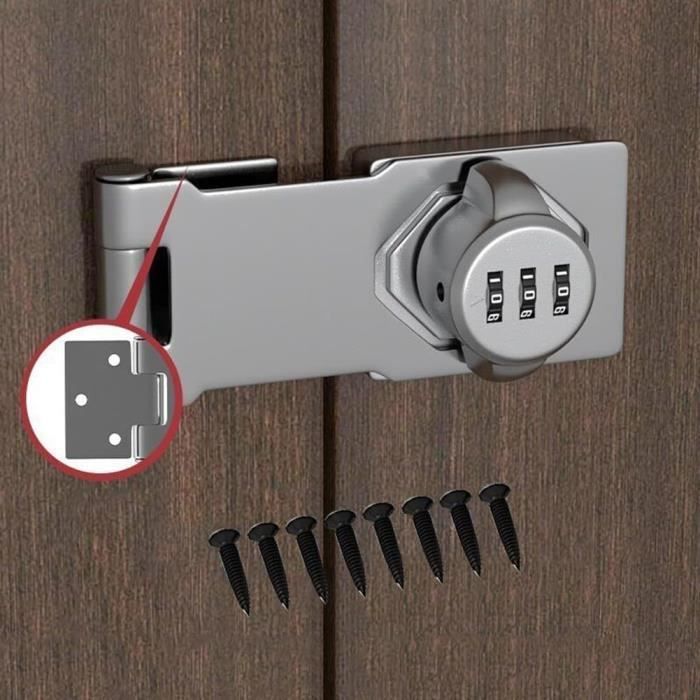 PATIKIL Armoire Mot De Passe Serrure, Rotatif Moraillon | FindTheDeal
