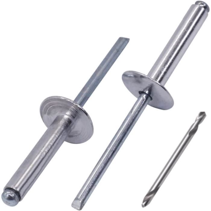 (30 Pièces) Rivets Aveugles À Grande Bride En Aluminium 4,8 X 30 Mm ...