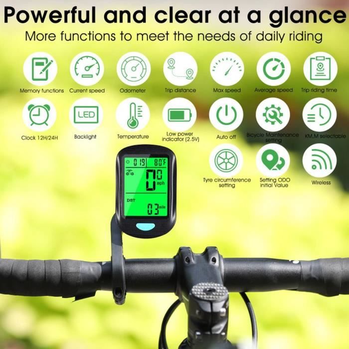Support Ordinateur Vélo Route VGEBY Avec Capuchon - Compatible Garmin Cat Eye Bryton