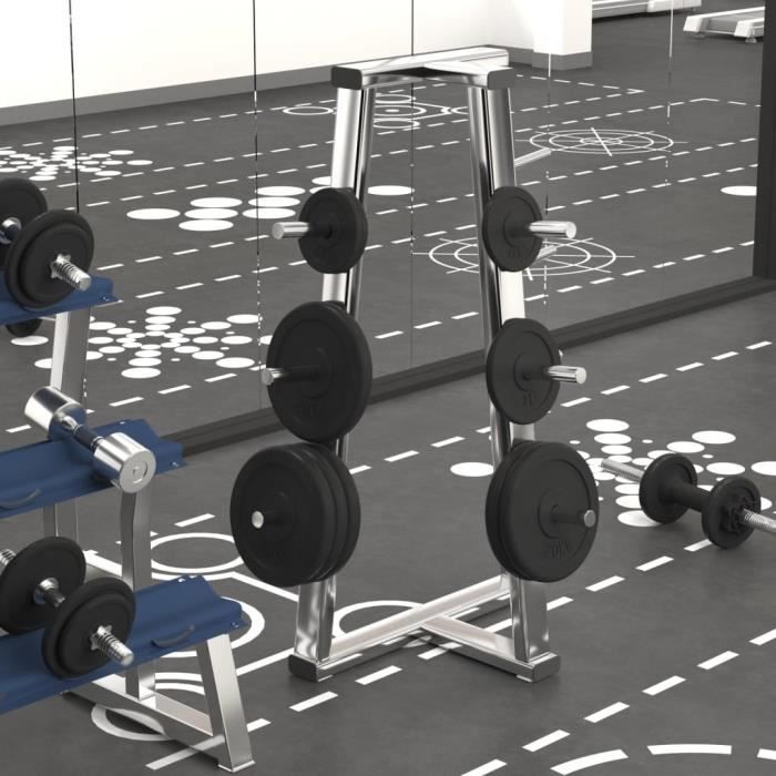 TREXO Hantel avec 17 niveaux de réglage de charge dans une plage de 5 à 40 kg avec bouton de barre de fer pour exercices de fitness avec poignée ergonomique ADT-40 TREXO Hantel avec 17 niveaux de réglage de charge dans une plage de 5 à 40 kg avec bouton de barre de fer pour exercices de fitness avec poignée ergonomique ADT-40