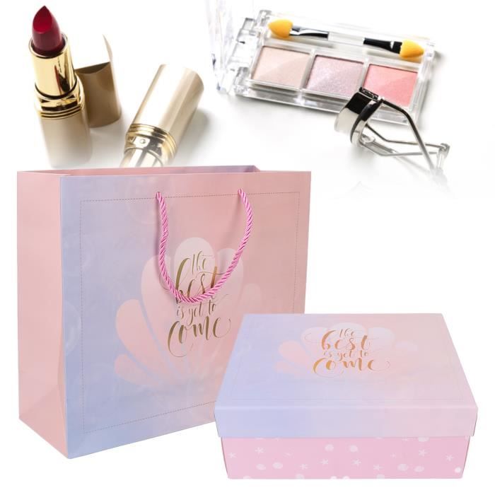 Boites D Emballage Cadeau Boite D Emballage D Anniversaire Avec Sac Pour L Anniversaire De Noel 25 5xx10cm Bon Materiel Cdiscount Beaux Arts Et Loisirs Creatifs