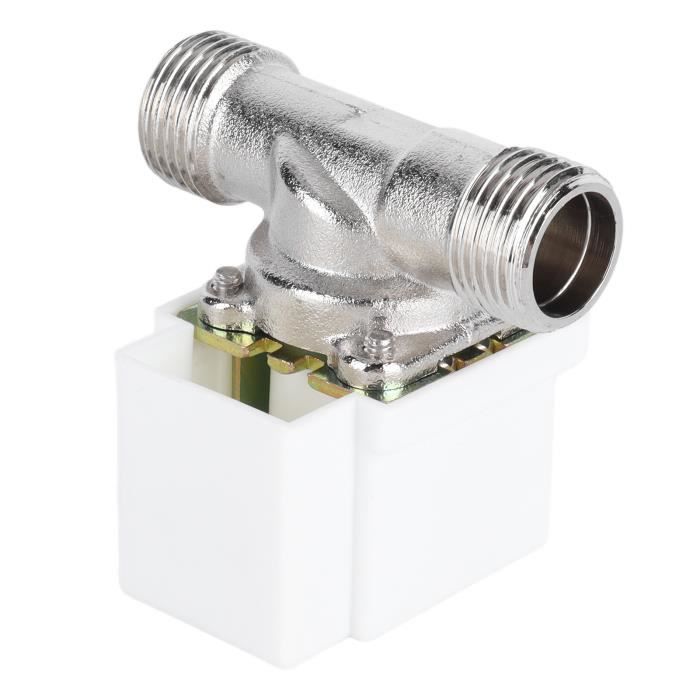 Électrovanne Électrique à 3 Voies AC 220V - Entrée G3/4 (26mm), Sortie 12mm, Pour Eau, 0-85°C, Débit ≥25L/min