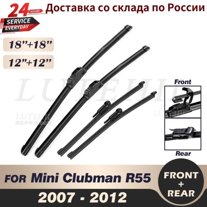 BALAI D'ESSUIE GLACE,Right hand drive--Kit de balais'essuie glace avant et arrière pour Mini Clubman, pour R55 2007 2008 2009 2010 2