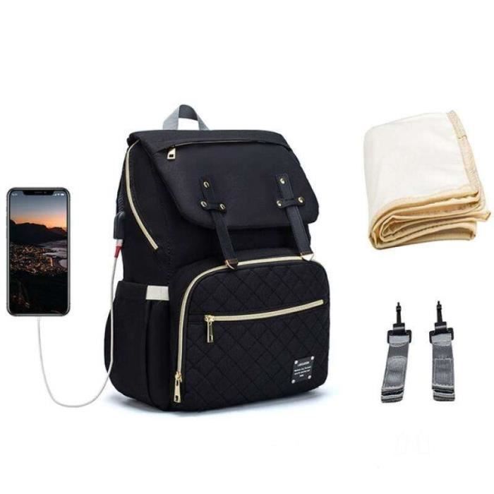 Sac à Dos De Voyage Intelligent Gallantry Avec Port USB - Bleu, Grande Capacité 30-49L