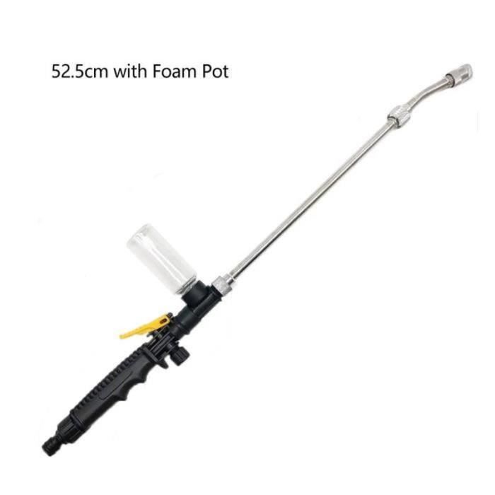 Lance à Eau Haute Pression Avec 2 Buses - Pour Nettoyage Jardin, Voiture, 46cm