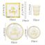 Vaisselle Jetable En Papier, Gobelets, Serviettes, Assiettes, Décoration D'anniversaire | AliExpress