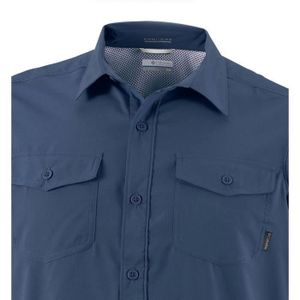 Chemise Columbia Homme - Noire, Manches Courtes, Boutonnée - Taille L - État Neuf
